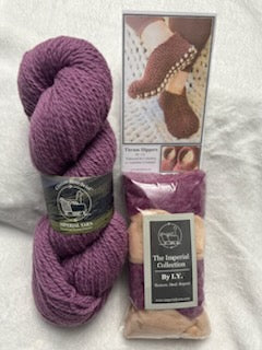 Yarn- Slippers Knitting Kit