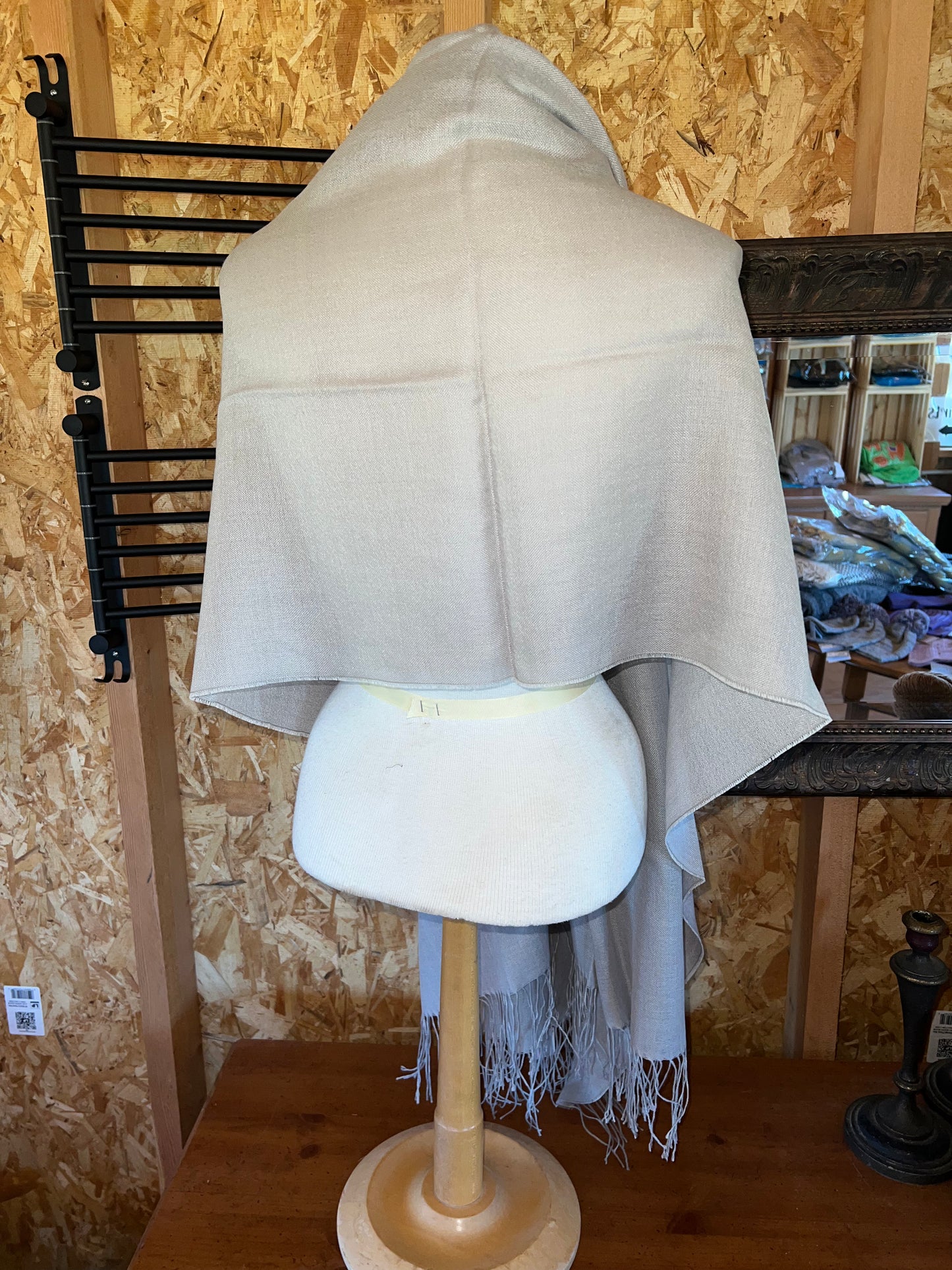 Stole- Baby Alpaca / Silk Tafetan Stole by MFH