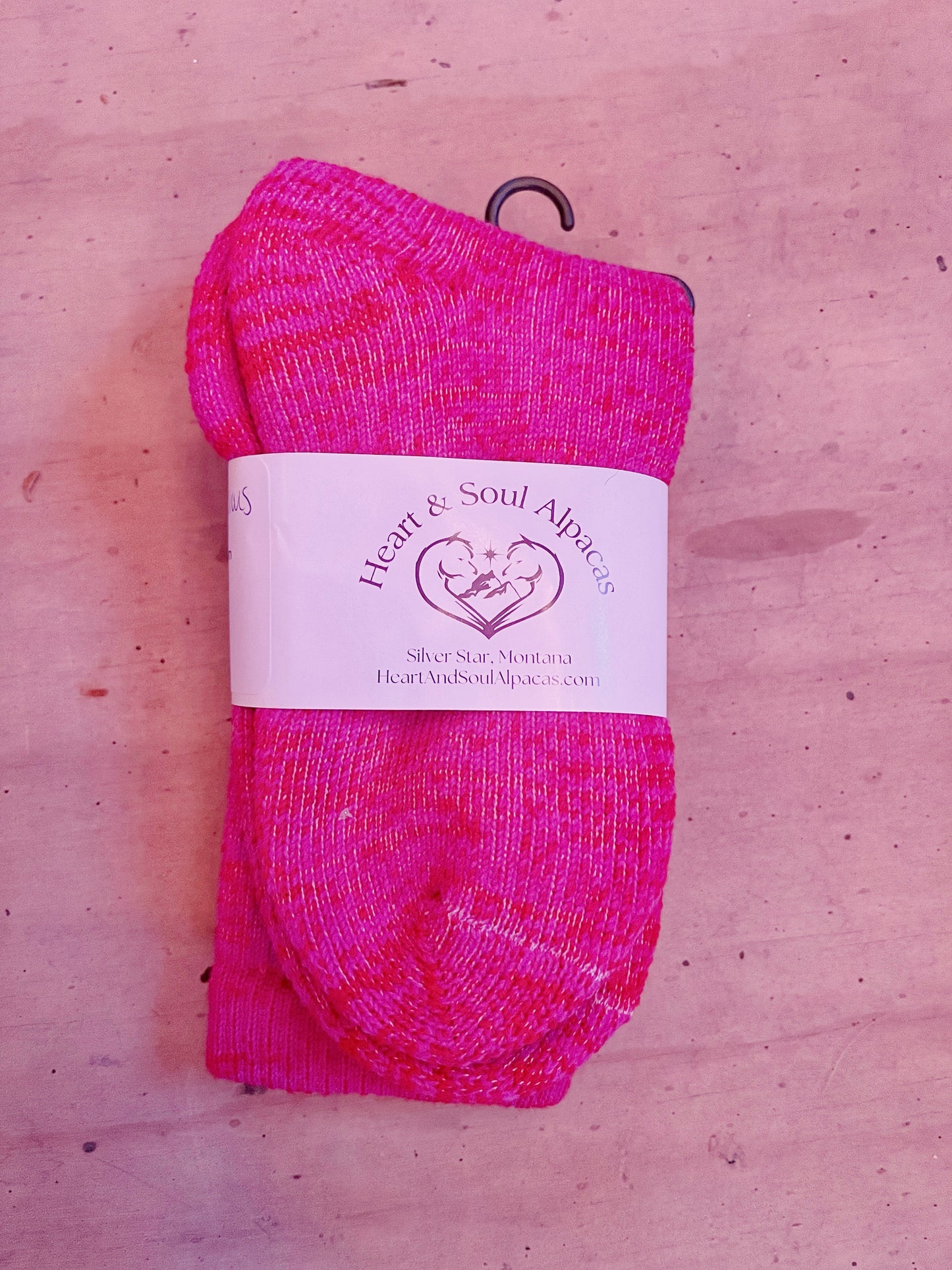 Socks- Alpaca/Merino Wool Blend-Mosaic Colors