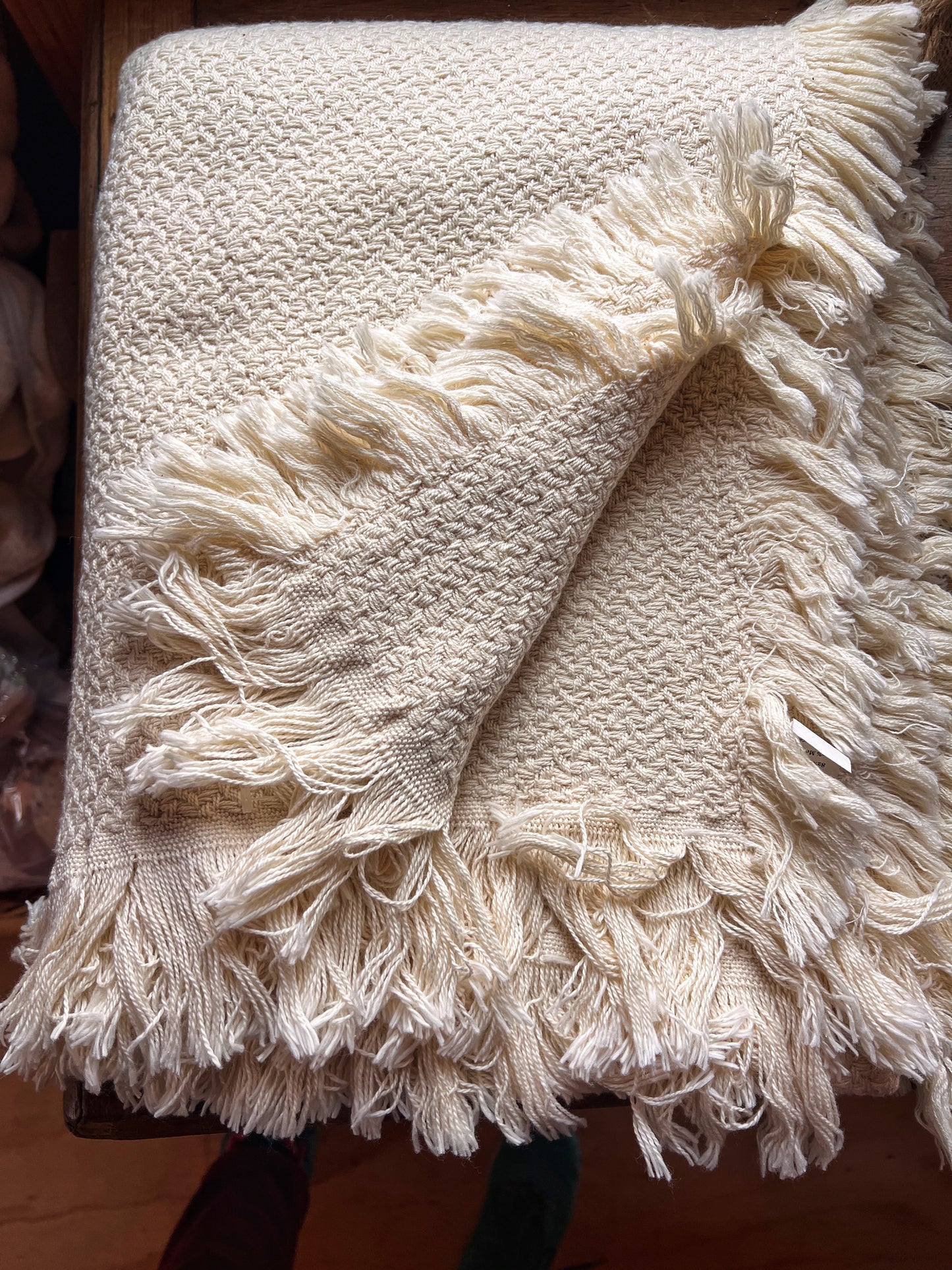 Blankets - Beige Woven blanket by H&S