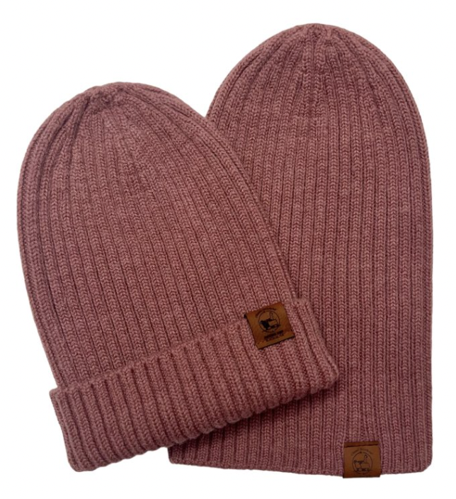 Hats- Alpaca Merino Wool Ribbed Beanie