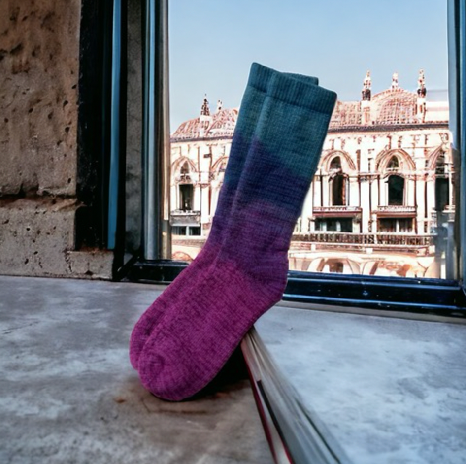 Socks- Alpaca Merino/Wool Blend-Dyed