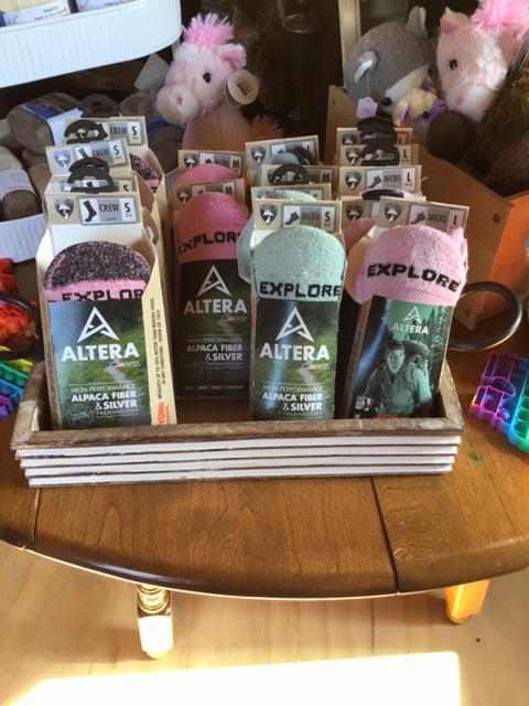 Socks-Women's Alpaca Fiber and Silver Technology by Altera
