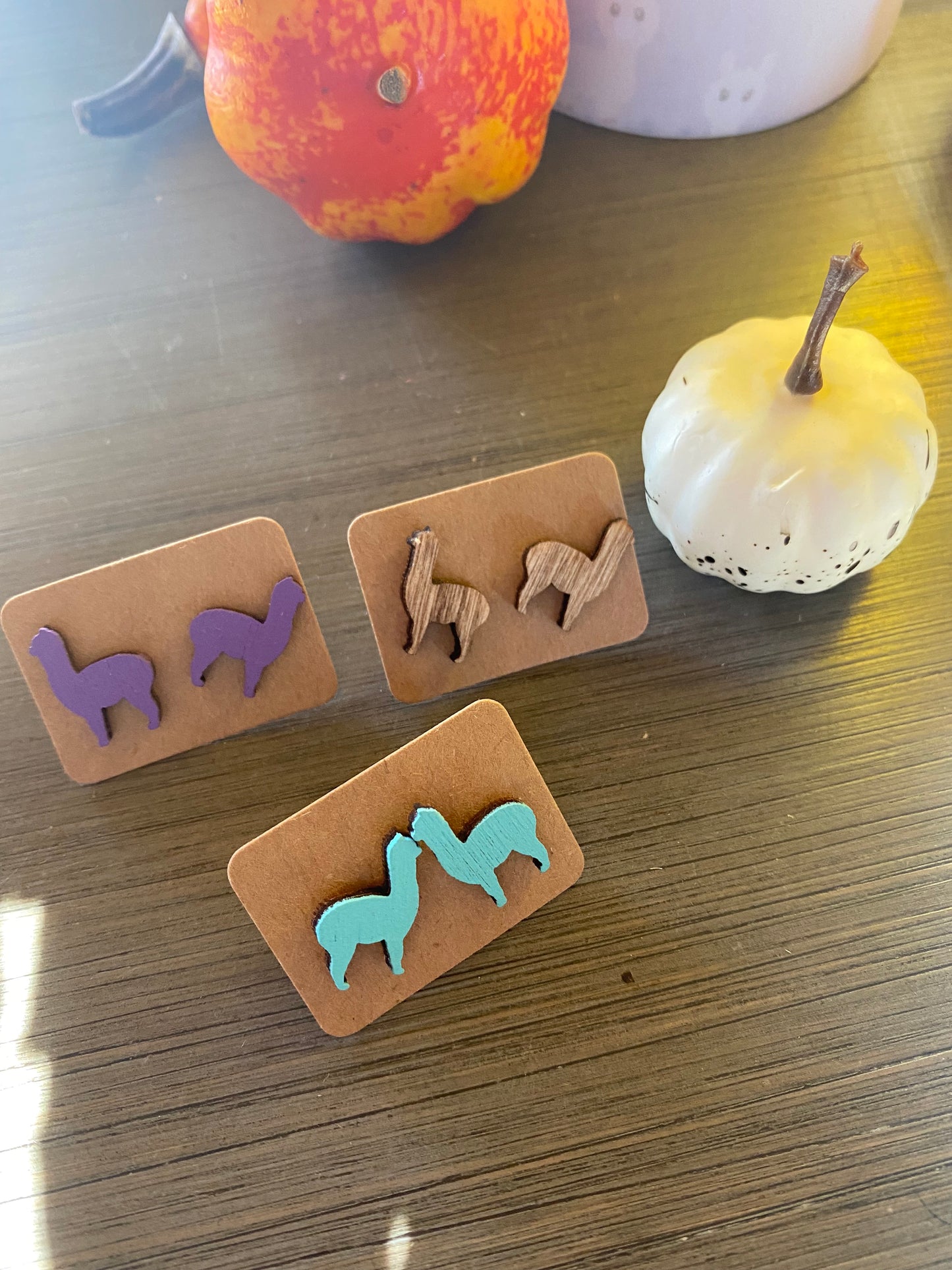 Jewelry-Alpaca Stud Earrings