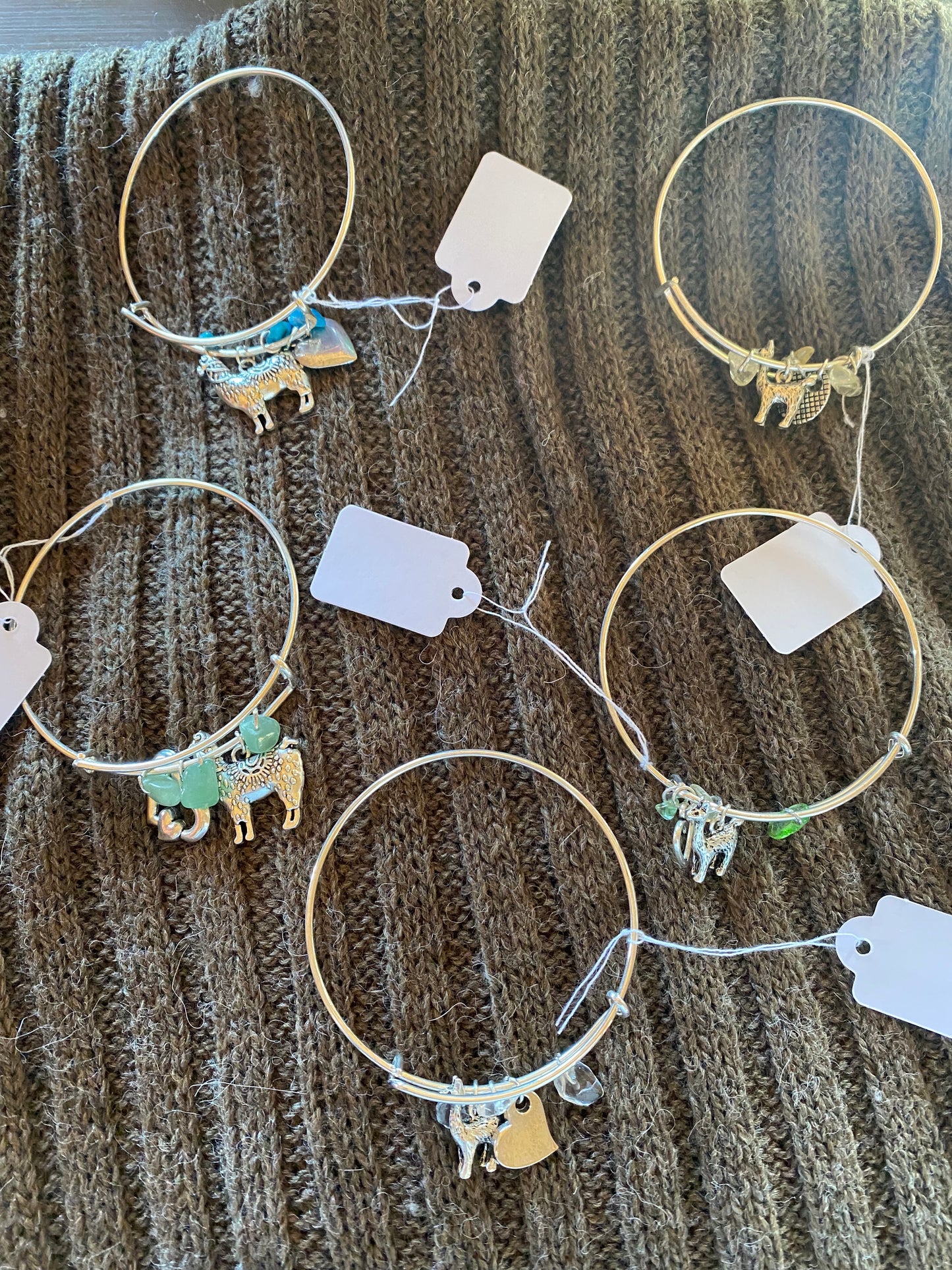 Jewelry- Bracelet with Alpaca Charms