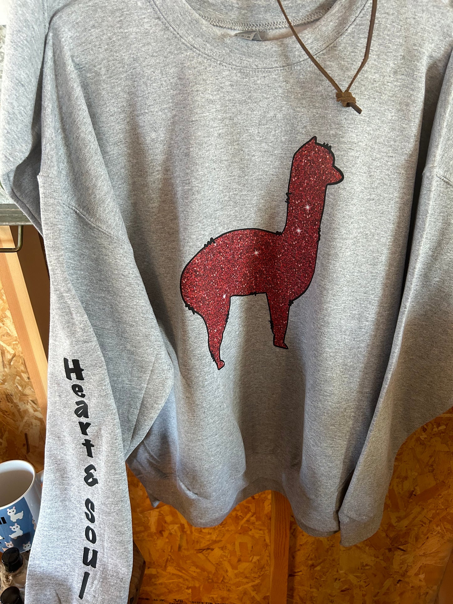 Apparel-Alpaca Crewneck Sweatshirts