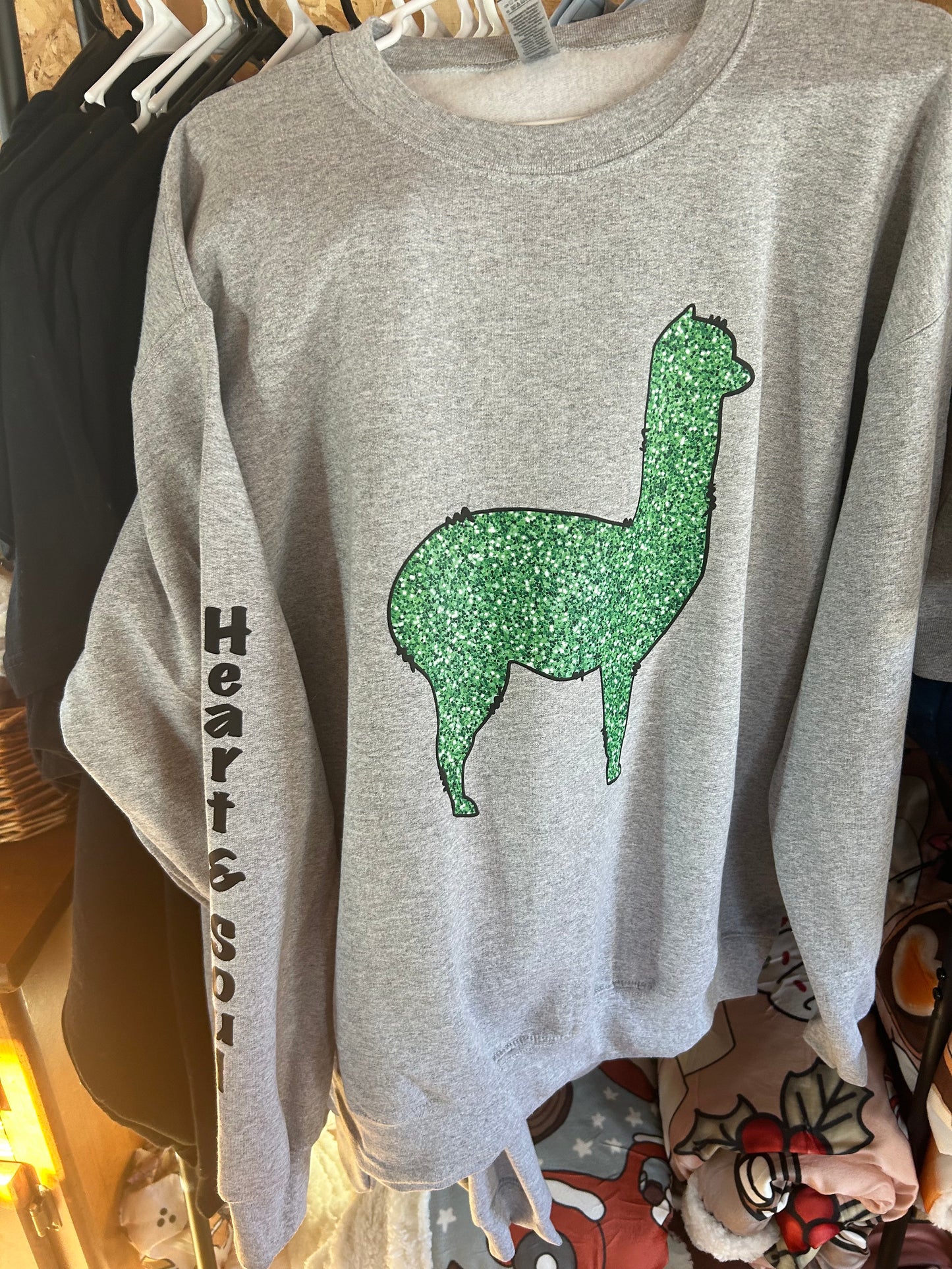 Apparel-Alpaca Crewneck Sweatshirts