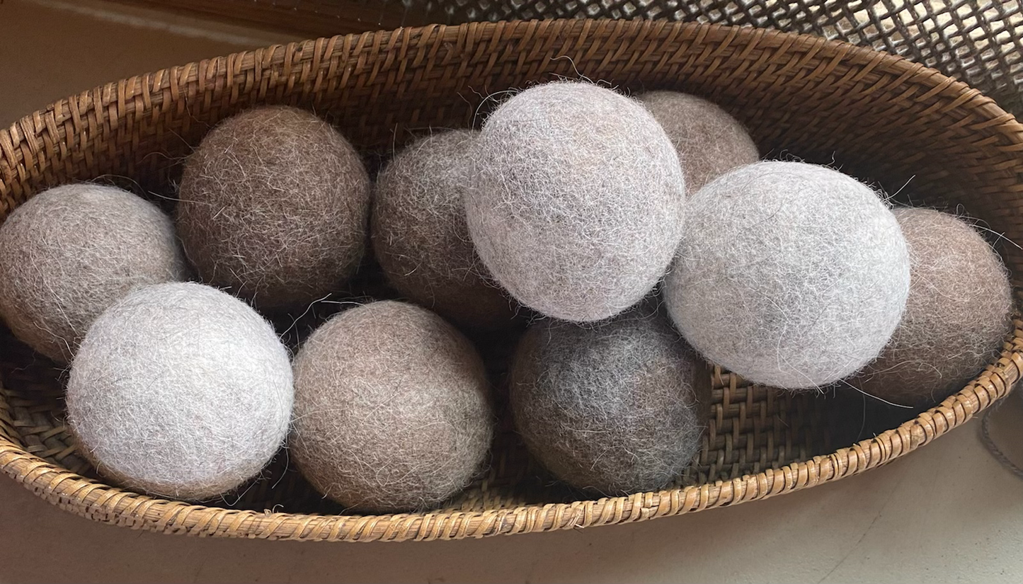 Alpaca fiber Dryer Balls (3 pack)