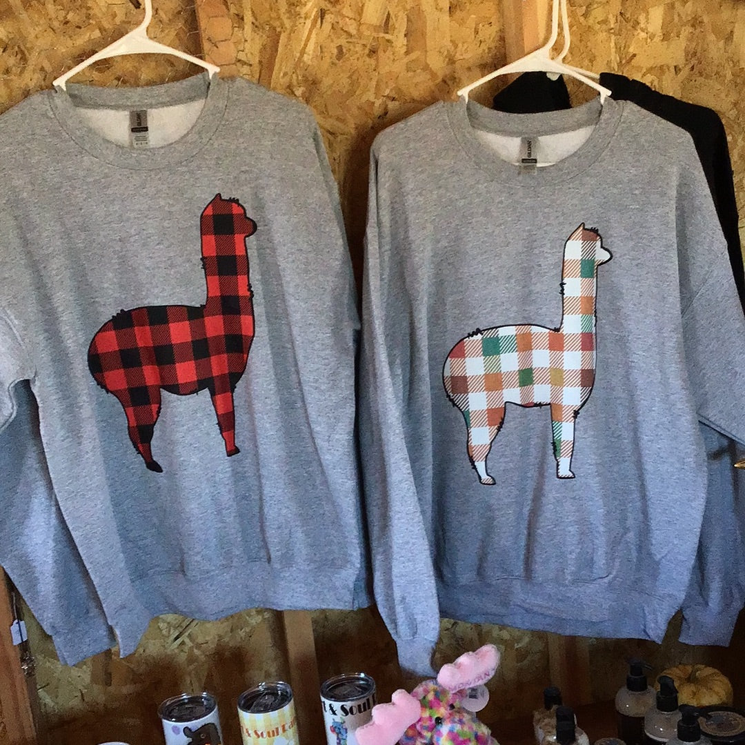 Apparel-Alpaca Crewneck Sweatshirts