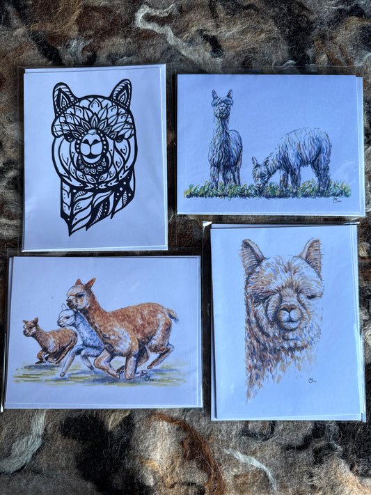 Alpaca Note Cards