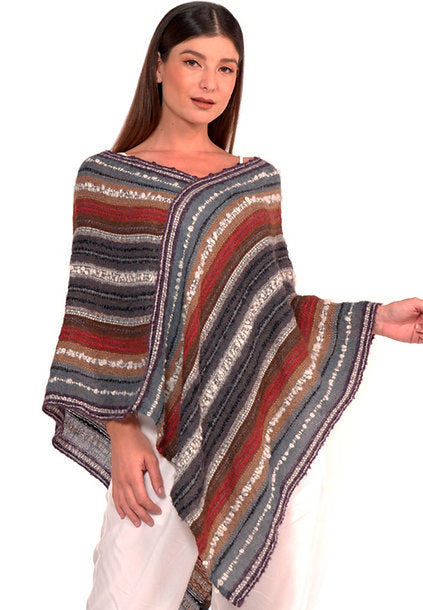 Poncho-100% Baby Alpaca