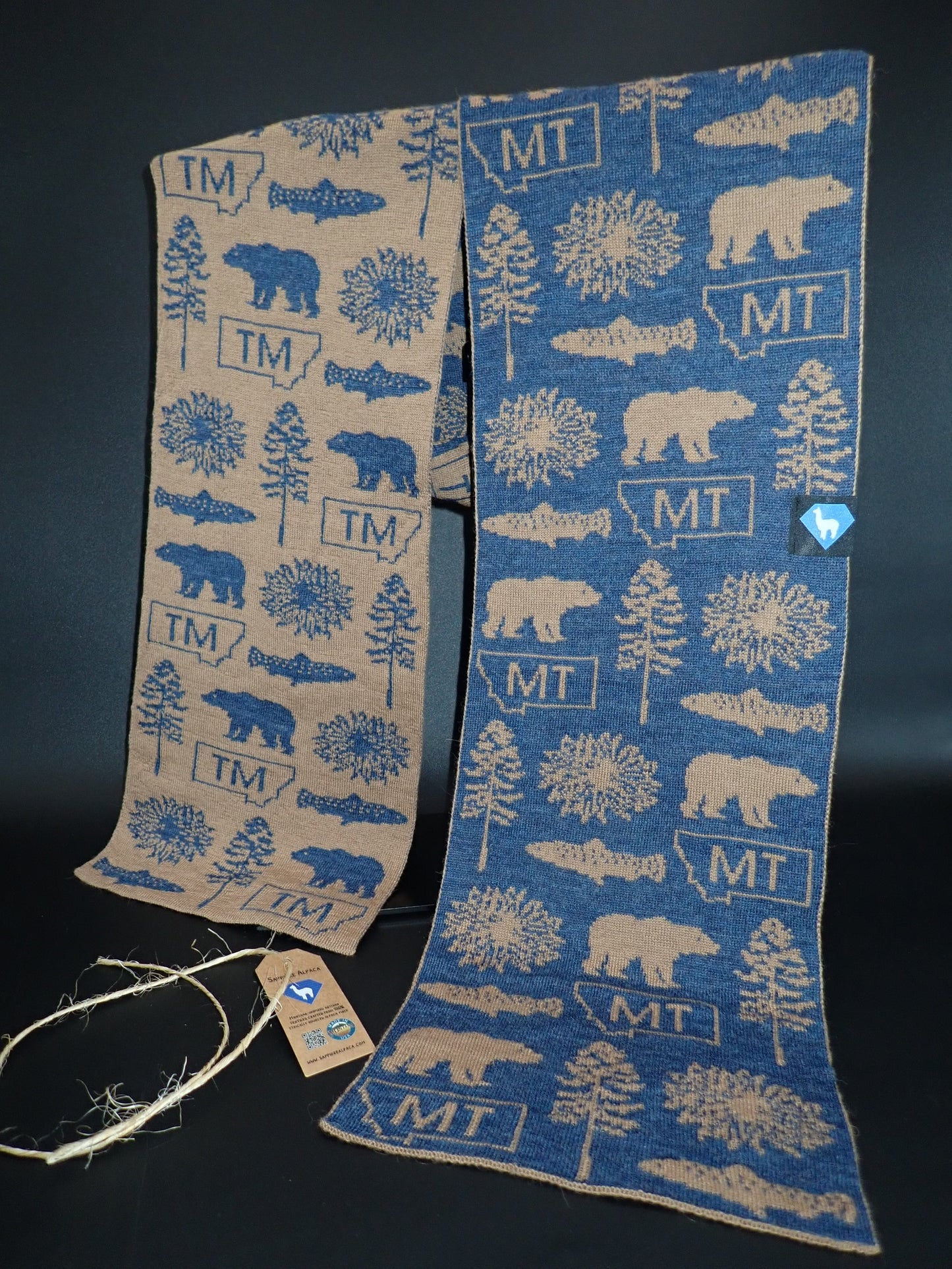 Scarves-Suri Scarves by Sapphire Alpacas